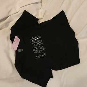 Short sleeve crop top